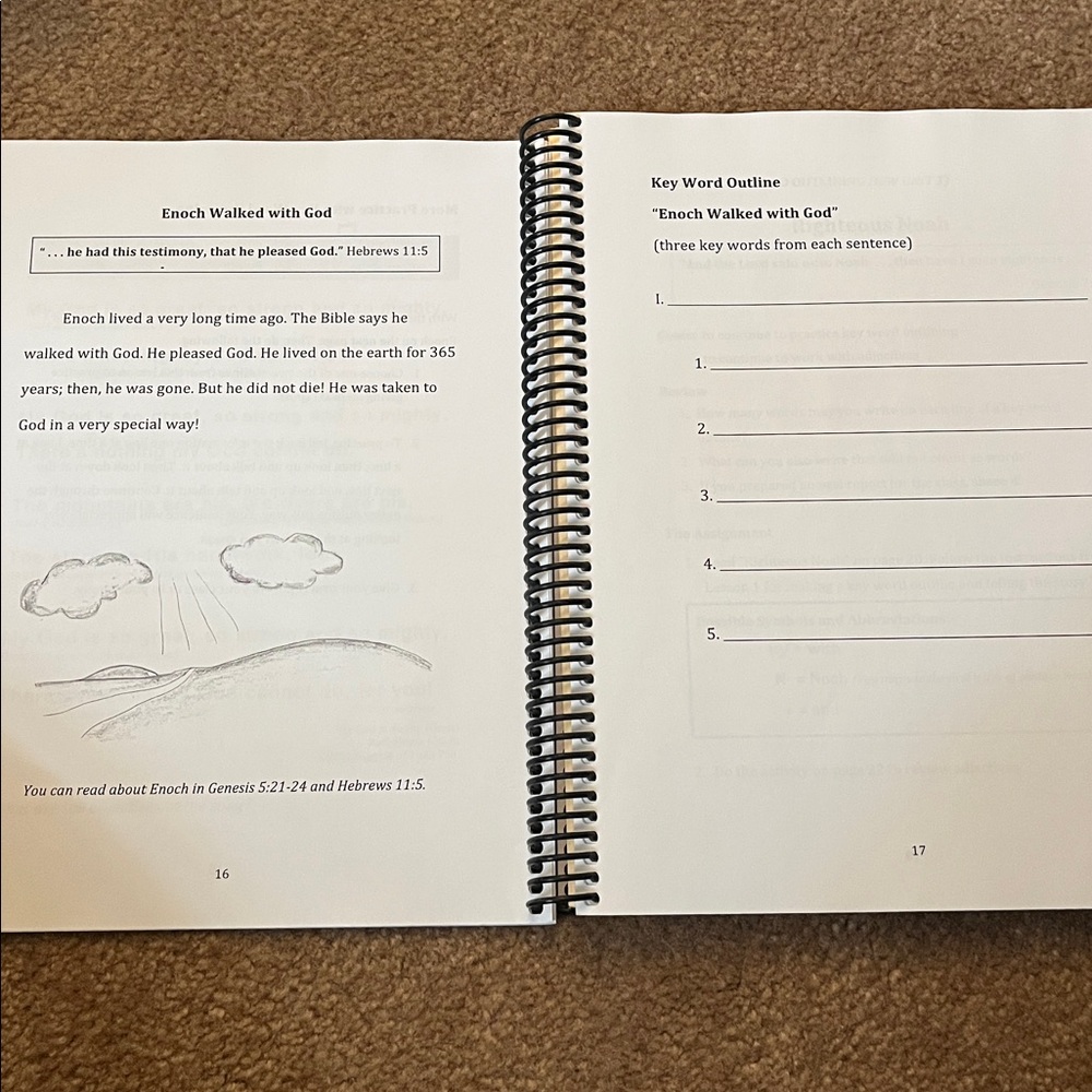 Bible Heroes Writing Lessons Book - Picture 2 of 2